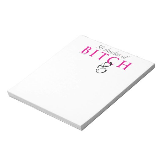 50 Shades Notepad Notizblock (Rotiert)