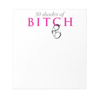 50 Shades Notepad Notizblock
