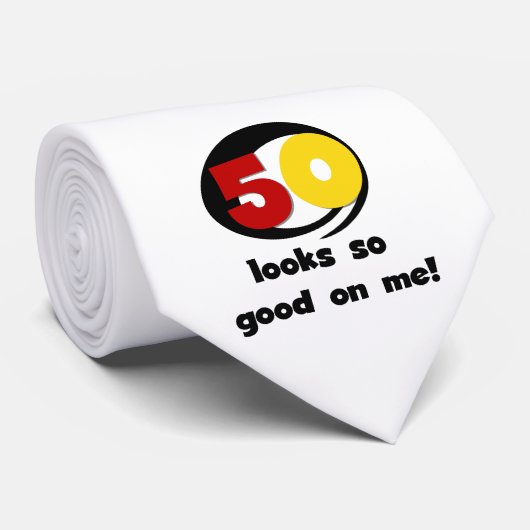 50 sieht mir so gut aus wie T - Shirt und Geschenk Krawatte (Gerollt)