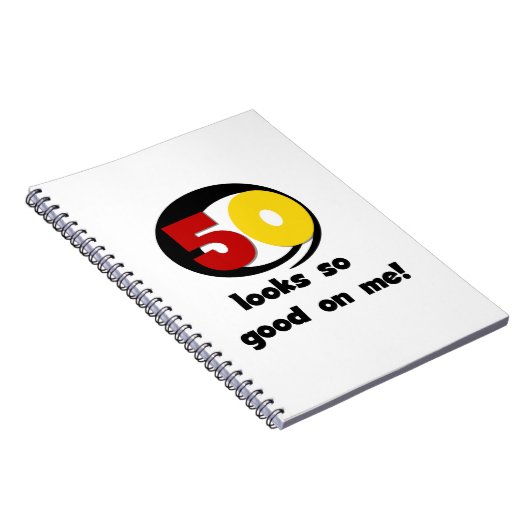 50 sieht mir so gut aus wie T - Shirt und Geschenk Notizblock (Rechte Seite)