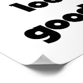 50 sieht mir so gut aus wie T - Shirt und Geschenk Poster (Ecke)