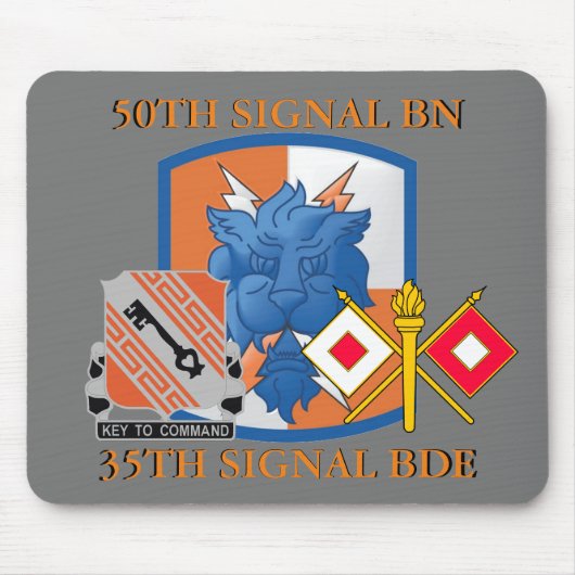 50. SIGNAL BATTALION 35. SIGNAL BRIGADE MOUSEPAD (Vorne)