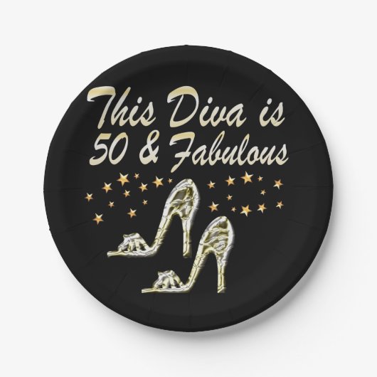 50. SILVER SPARKLE SHOE QUEEN PAPPTELLER (Vorderseite)