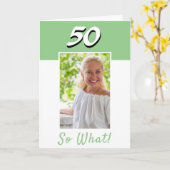 50 So, was Inspiration Foto 50. Geburtstag Karte (Gelbe Blume)