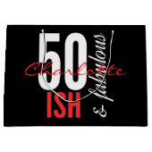 50 So was und toller Spaß Große Geschenktüte (Vorderseite)