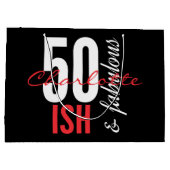 50 So was und toller Spaß Große Geschenktüte (Rückseite)