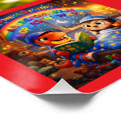 50 square glossy showcase premium educational clas poster (Ecke)