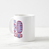 50 STATES USA KAFFEETASSE (Vorderseite Links)