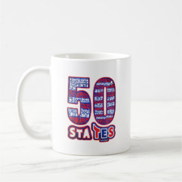 50 STATES USA KAFFEETASSE