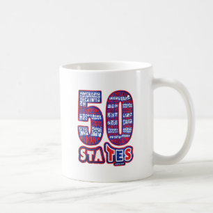 50 STATES USA KAFFEETASSE