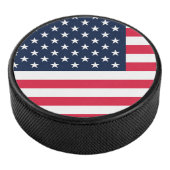 50-Sterne-Amerikanische Flagge: Old Glory Sterne u Eishockey Puck (3/4)