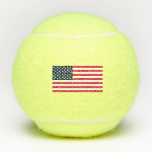 50-Sterne-Amerikanische Flagge: Old Glory Sterne u Tennisbälle