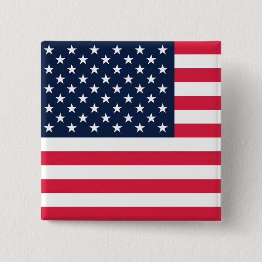 50‑Sterne‑Flagge der Vereinigten Staaten von Ameri Button (Vorderseite)