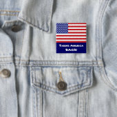 50-Sterne-US-Flagge Button (Beispiel)