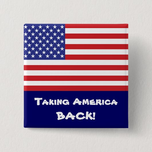 50-Sterne-US-Flagge Button (Vorderseite)