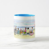 50. Strand-Party Tasse (Zentrum)