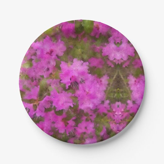 50 Teller Lila Rhododendren (Vorderseite)