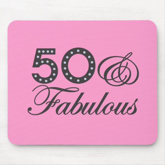 50 u. fabelhaftes Geschenk Mousepad (Vorne)