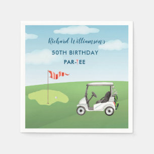50. Überraschungs-Geburtstagsfeier Herren-Golf-The Serviette