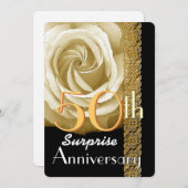50. ÜBERRASCHUNGSJAHR Einladung Rose V01A