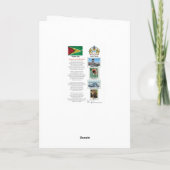 50. Unabhängigkeitsjahr in Guyana Karte (Rückseite)