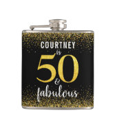 50 und der fabelhafte Name des Glitzer Flachmann (Vorderseite)