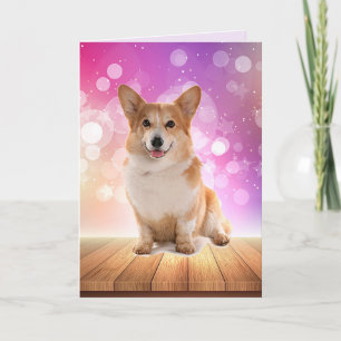 50 und fabelhaft Corgi Geburtstag Karte