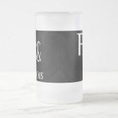 50 und fabelhaft mattglas bierglas (Mittel)