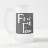 50 und fabelhaft mattglas bierglas (Links)