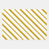 50 und fabelhaft Schwarz-weiß Grau und Gold Geschenkpapier Set (Vorderseite 2)