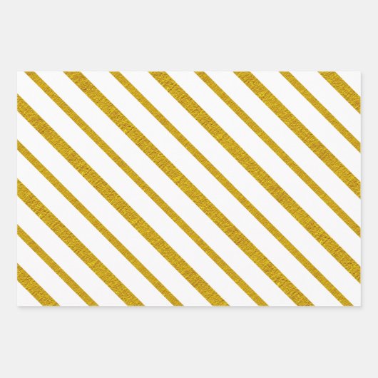 50 und fabelhaft Schwarz-weiß Grau und Gold Geschenkpapier Set (Vorderseite 2)