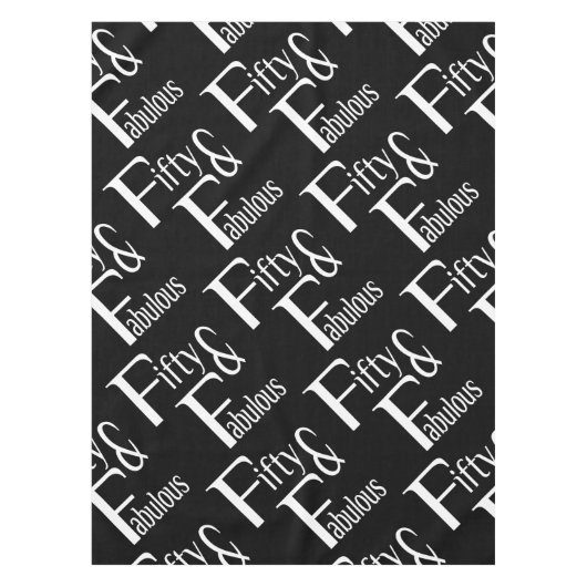 50 und fabelhaft tischdecke (Vorderseite)