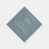 50 und fabelhafte 50. Geburtstag Spaß Fakt Serviette (Ecke)