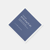 50 und fabelhafte 50. Geburtstag Spaß Fakt Serviette (Ecke)