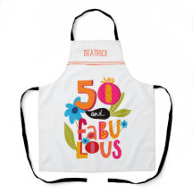 50 und fabelhafte 50. Geburtstag Whimsical Letteri