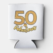 50 und fabelhafte 50. Geburtstagsfeier Dosenkühler (Vorderseite)