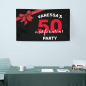 50 und fabelhafte 50. Geburtstagsparty Banner (Messeveranstaltung)