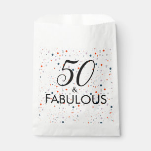 50 und fabelhafte Anpassung Geburtstagsparty Geschenktütchen