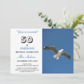 50 und fabelhafte Geburtstagsfeier Foto Einladung (Stehend Vorderseite)