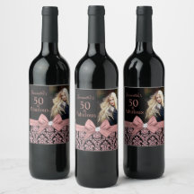 50 und fabelhafte Geburtstagsflasche