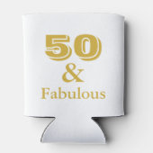50 und fabelhafte Geburtstagsgeschenke kann kälter Dosenkühler (Rückseite)