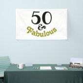 50 und fabelhafte Geburtstagsparty Banner (Messeveranstaltung)