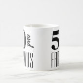 50 und fabelhafte Geburtstagsparty Geschenk Tasse (Mittel)