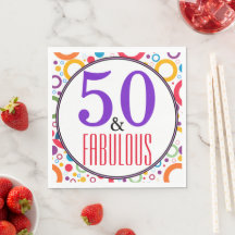 50 und fabelhafte Geburtstagsparty