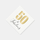 50 und fabelhafte Geburtstagsparty Serviette (Ecke)