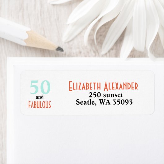 50 und fabelhafte Geburtstagsrede (Insitu)