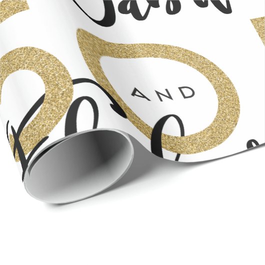 50 und fabelhafte Geschenkverpackung Geschenkpapier (Rolleneckpunkt)