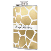 50 und fabelhafte Gold Giraffe Flachmann (Links)