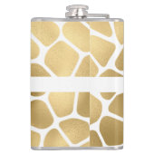 50 und fabelhafte Gold Giraffe Flachmann (Rückseite)