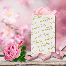 50 und fabelhafte Gold individualisierbare Geschen Kleine Geschenktüte